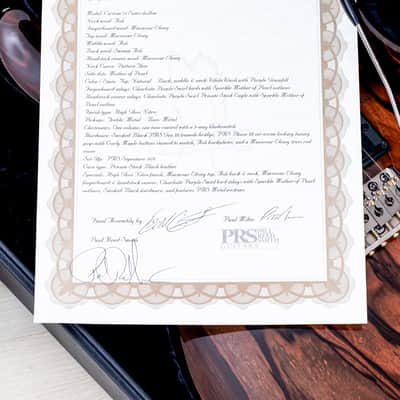 2023 Paul Reed Smith Private Stock Custom 24 Semi-hollow, Macassar Ebony + Swamp Ash image 16