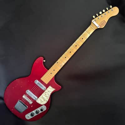 Premier Multivox Royalist Guitar - Maple Neck, Original Finish - Well Padded Gig Bag - 1962 image 3