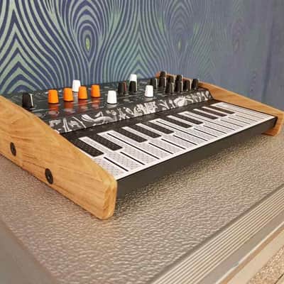 Recessed Solid Oak stand for the Arturia Microfreak Synth image 4