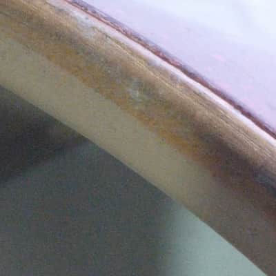 Slingerland 12x15"Red Sparkle Snare Drum Shell Vintage 3Ply Marching 60s Parade image 8
