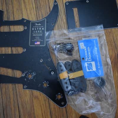 Mixed guitar and gear accessory lot, over 50 items, hardware , strings, tools, pickguards, ect. image 3
