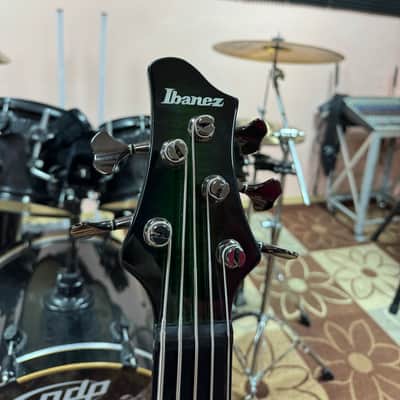 Ibanez SDGB1-DMT Steve Di Giorgio Signature 2023 - Present - Dark Moss Burst image 4