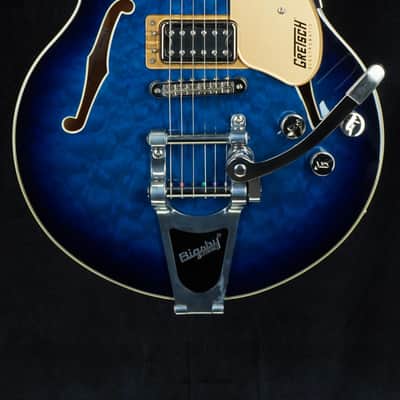 Preowned Gretsch G5655T-QM Electromatic Center Block Jr. in Hudson Sky image 1