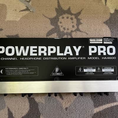 Behringer Powerplay Pro HA4600 4-Channel Headphone Amplifier - Black / Silver image 1