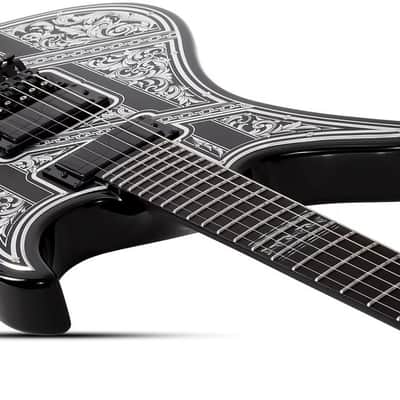Schecter Avenger FR Przym Palladium - Gloss Black (922) image 7