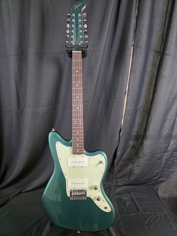 Squier Jazzmaster XII 12 String  2024 - Sherwood Green Limited Edition and Fender Gig Bag image 1