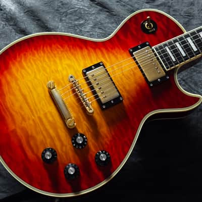 ESP Edwards E-LP-120CD/QM Les Paul Custom 2012 - Cherry Sunburst - VERY GOOD condition image 5