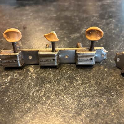 Kluson Single Line Tuning Pegs 1950's - Nickel image 6