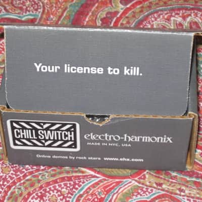 very lightly handled Electro Harmonix EMPTY CARDBOARD BOX + orig Owner's Instructions ONLY for Chillswitch Momentary Line Selector (NO pedal, NO warranty / registration paperwork) specifically from 2012 (can be home for different year Chillswitch pedal) image 11