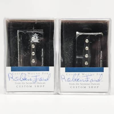 Seymour Duncan Custom Shop P-Rail Humbucker Pickup Set Custom Wound For Robben Ford and packaging signed by Seymour Duncan, Mint Condition with Boxes! image 1