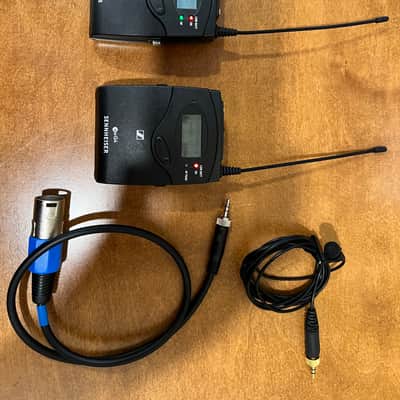 Sennheiser  EK 100 G4 (470-516) receiver + SK 100 G4 bodypack transmitter 2021 - Black image 1