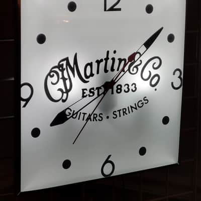 C. F. Martin & Co Guitars Dealer Style Light-Up Clock Killer Cool Man Cave/Garage Item image 4