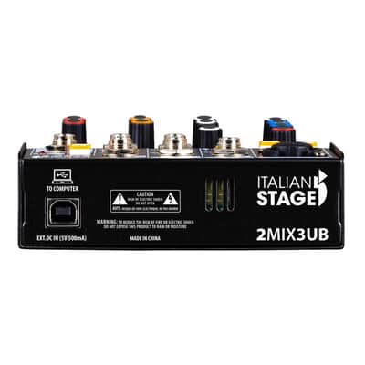 Italian Stage IS 2MIX3UB Compact Mixer image 2