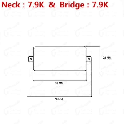 Epiphone UpTown Mini Humbucker Guitar Alnico Pickups image 6