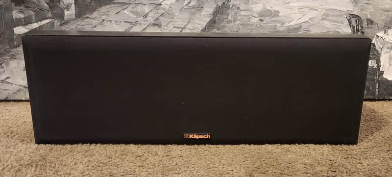 Klipsch Klipsch KV-2 Center Channel Speaker Black Satin 1993 - Black Satin wood image 1