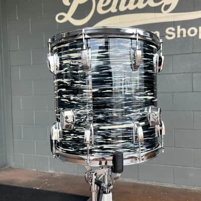 Vintage RARE Ringo 60's Ludwig Classic Maple 14x14" Floor Tom in Black Oyster image 6