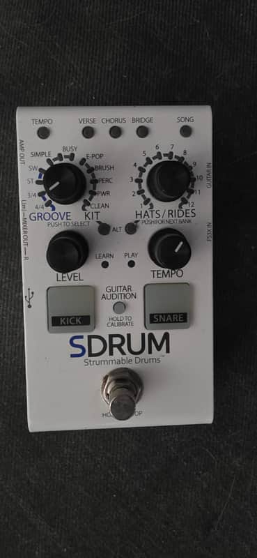 DigiTech SDRUM Strummable Drums 2010s - White image 1