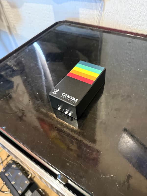 Walrus Audio Canvas Stereo Dual Line Isolator Direct Box 2022 - Present - Black w/ Rainbow Graphic
