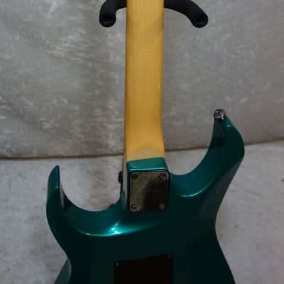 1991 MIJ Ibanez RG-550 electric guitar in teal finish image 10