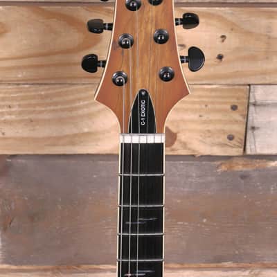 Schecter C-1 Exotic Spalted Maple Electric Guitar Satin Natural Vintage Burst image 6