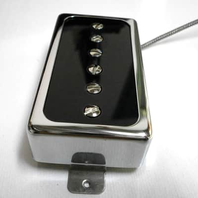 Humbucker Sized P90 Pickups SET Hand Wound PAF Size Single Coil Q Bridge Neck by Q pickups image 6