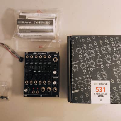 Roland System-500 531 Eurorack Mixer Module 2016 - Present - Black image 2