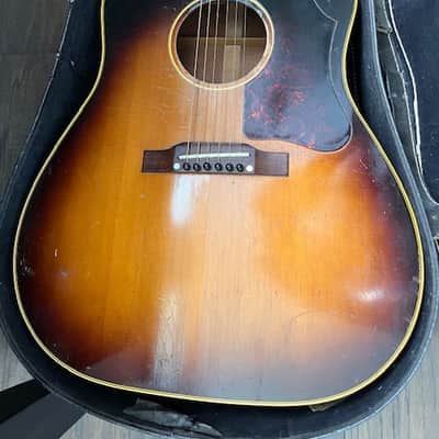 Used Gibson J-45 Sunburst Acoustic Guitar w/Chipboard Case (Est. 1957) – Very Good Condition image 13