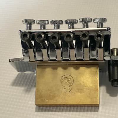 2000's Jackson Dinky Guitars JT-580 Chrome Licensed Floyd Rose Tremolo Guitar Bridge Upgraded Brass Block image 5