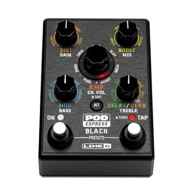 Line 6 POD Express Black - Portable Guitar Amplifier Modeler, Cabinet Emulator, and Effects Processor image 6