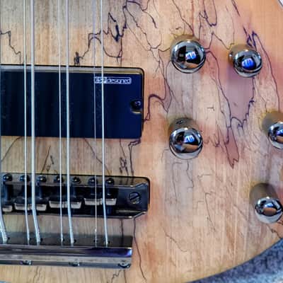 ESP LTD B-208SM 2019 - Present - Spalted Maple - Natural Satin image 3