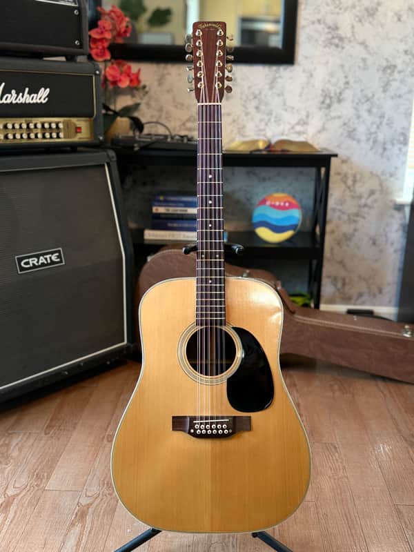 Vintage Takamine F-400S 12-String MIJ (Around 1974) – “Lawsuit Era” – Solid Spruce + Hard Case image 1