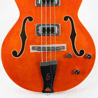 Gretsch Electromatic G-5440-LSB G5440 Hollow Body Electric Bass Guitar 2013 Orange image 4