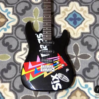 Six Flags Stratocaster Electric Guitar (2000s, Six Flags Logo Finish) image 4