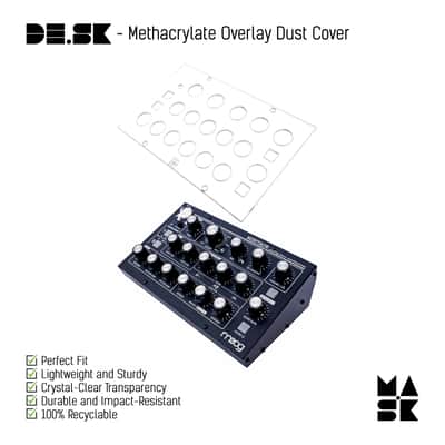 Protective Methacrylate Overlay Dust Cover for Moog Minitaur