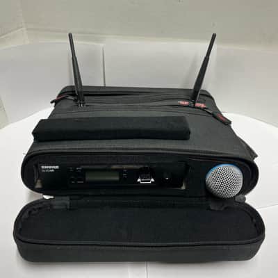 Gator Cases Soft Padded Nylon Carry Tote Bag for Shure GLXD4 GLXD4R GLXD14 Single Wireless GLXD2 Microphone System GM Live-in Style Holds Reciever Body Pack Microphone with Antenna Access 1W image 9