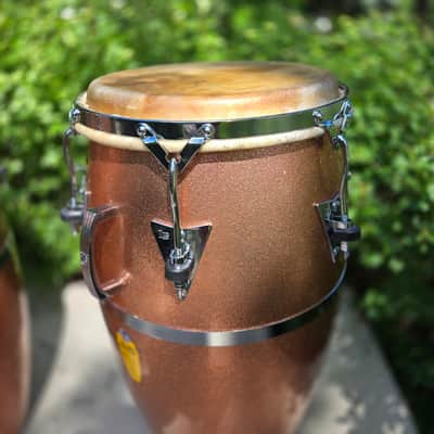 Latin Percussion LP259-1MC Martin Cohen Limited Edition 11 3/4 Conga, Champagne Sparkle Finish image 6