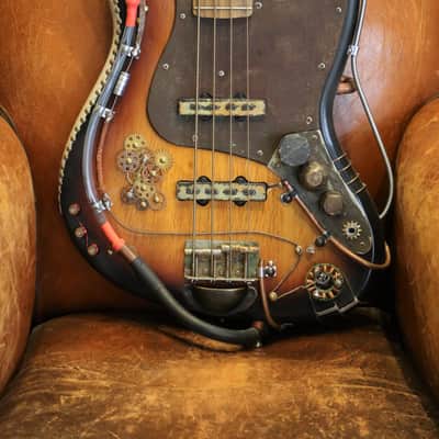 Luthier "Madmax" JB Steampunk 2000s Sunburst image 2