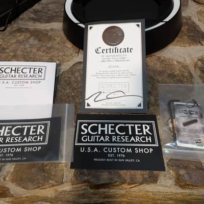 Schecter USA Custom Shop Sunset 24 6 w/HSC and BKP Unity Pickup Upgrade image 18