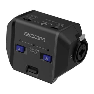 Zoom EXH-6e Dual XLR-1/4" TRS Input Capsule for H6essential Portable Recorder + 4x Pig Hog 8mm XLR Microphone Cable Male to Female 10 Ft Fully Balanced Premium Mic Cable image 3