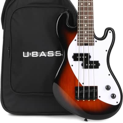 Kala Solidbody U-Bass Electric Bass Guitar - Tobacco Sunburst image 1