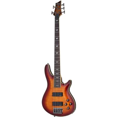 Schecter Omen Extreme-5 Active 5-String Bass Vintage Sunburst | Reverb