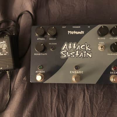 Pigtronix Attack-Sustain  Blue-Gray image 1