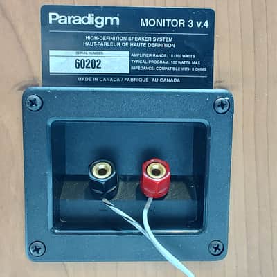 GOOD Paradigm Monitor 3 V4 V.4 Bookshelf Speakers - Tested & Sound Great - RARE image 15