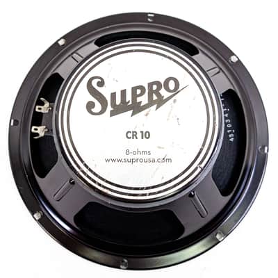 Supro CR10 10" Guitar Speaker – 8Ω, 75W, Vintage-Flavored Tone image 1