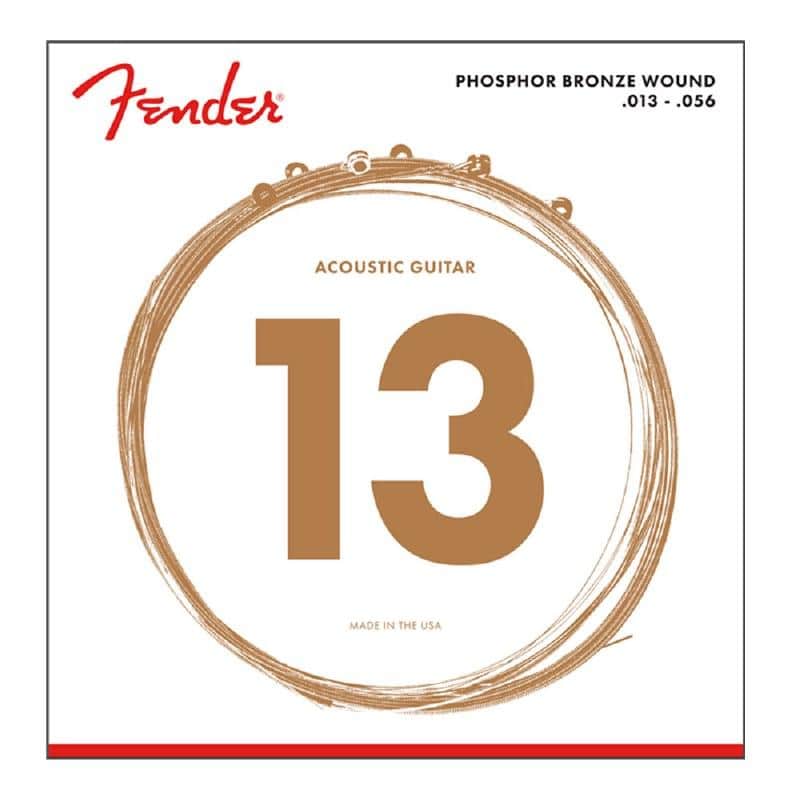 Fender 13s Phosphor Bronze Acoustic Guitar Strings 0.13-0.56 image 1