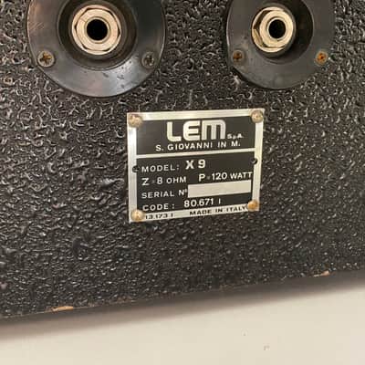 Pair of LEM Baby X9 Speakers – 120W – Made in Italy image 4
