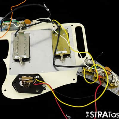 Fender Kurt Cobain Jaguar LOADED PICKGUARD Pickups Switches Prewired Tortoise image 2