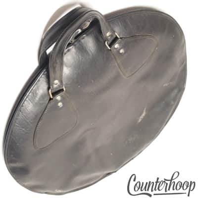 *Leather 22" Cymbal Bag Vintage 80s Ride/Crash Soft Shell Case Protective Travel image 2