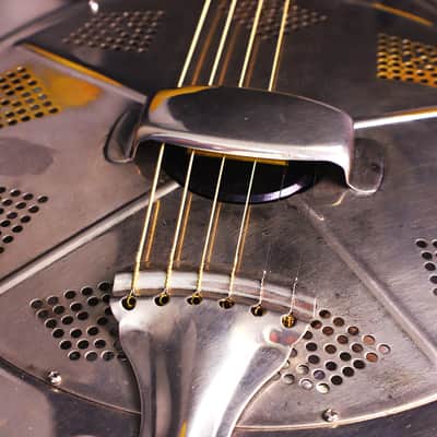 National Reso-Phonic Style O 2009 "Replicon" - Classic resonator guitar sound with modern reliability - check video! image 14