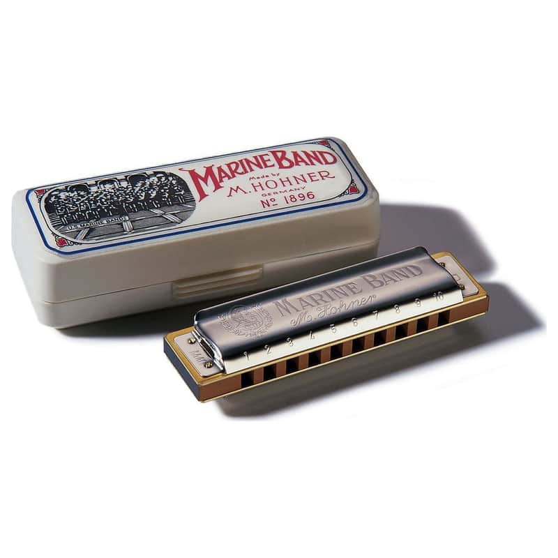 Hohner 1896BX-E Marine Band 1896 Classic Harmonica - Key of E image 1